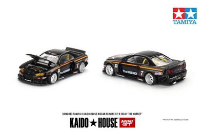 [PREORDER] KAIDOHOUSE MINI GT x TAMIYA Nissan Skyline GT-R34 “The Hornet” (KHMG093)