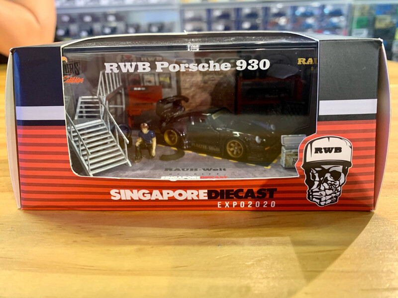Singapore Diecast Expo 2020 RWB Licensed Porsche 930 + Nakai Figurine Set | Christian Coujin