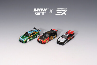 [PREORDER] MINI GT x MIZU Diecast Collaboration Series #650 - #652