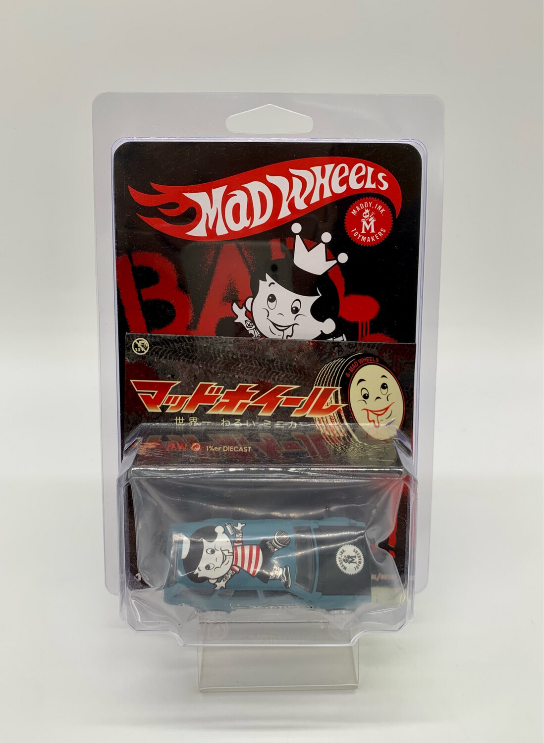 Maddy Ink Japan Custom Hot Wheels Datsun 510 Wagon Mad Wheels Baggie