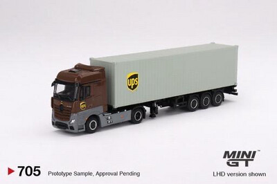 [PREORDER] #705 Mercedes-Benz Actros w/ 40 Ft Container “UPS Europe"