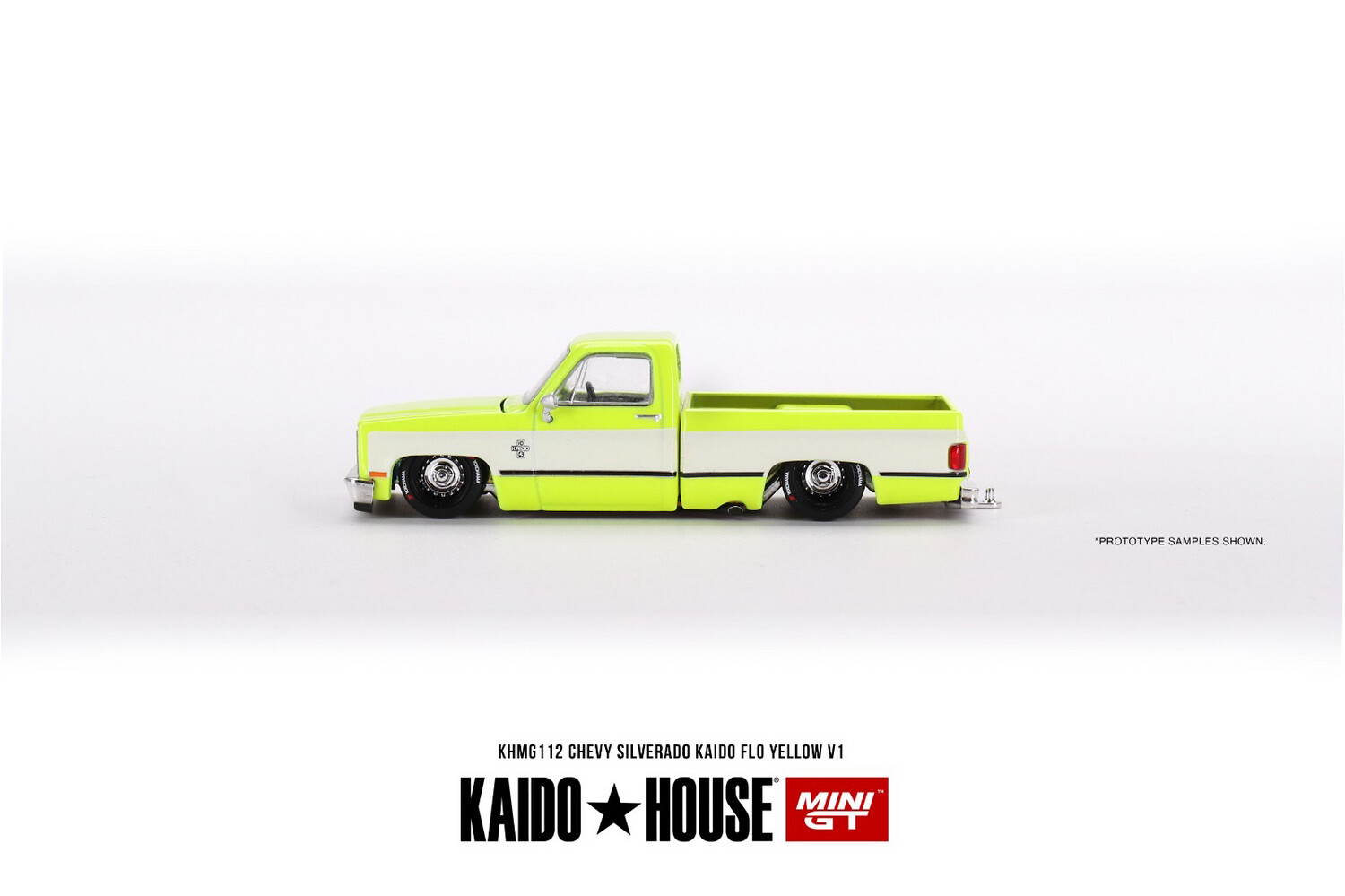 KAIDOHOUSE Chevrolet Silverado Kaido Flo Yellow V1 (KHMG112)