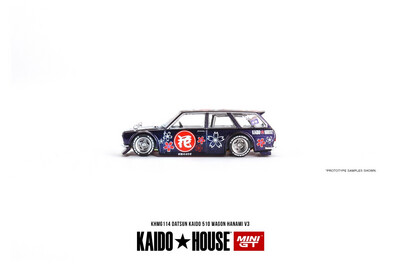 [PREORDER] KAIDOHOUSE x MINI GT Datsun KAIDO 510 Wagon Hanami V3 (KHMG114)