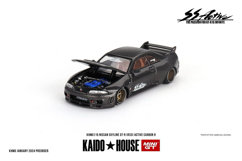 KAIDOHOUSE Nissan Skyline GT-R (R33) Active Carbon R (KHMG116)