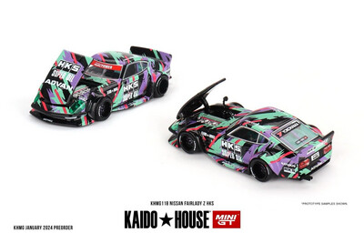 [PREORDER] KAIDOHOUSE x MINI GT Nissan Fairlady Z HKS (KHMG118)