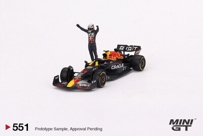 #551 MINI GT Oracle Red Bull Racing RB18 #11 Sergio Pérez 2022 Monaco Grix Winner