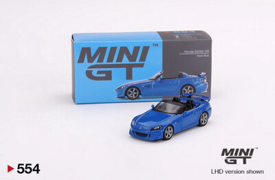 #554 MINI GT Honda S2000 (AP2) CR Apex Blue