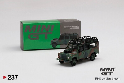#237 MINI GT Land Rover Defender 110 Military Camouflage