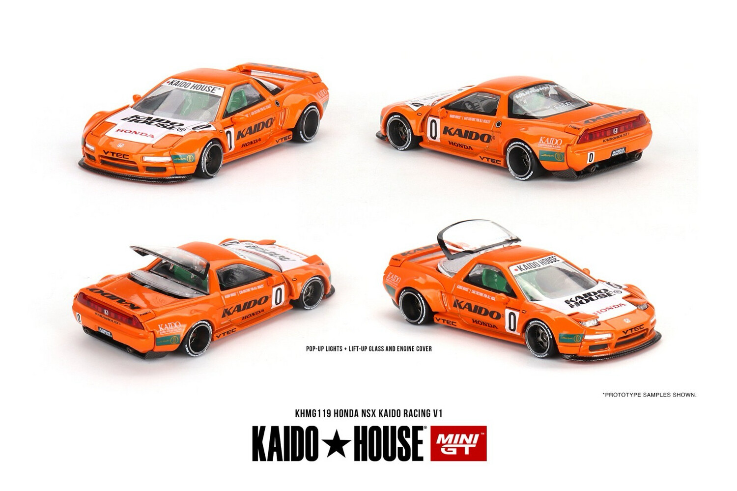 KAIDOHOUSE Honda NSX Kaido Racing V1 Orange (KHMG119)