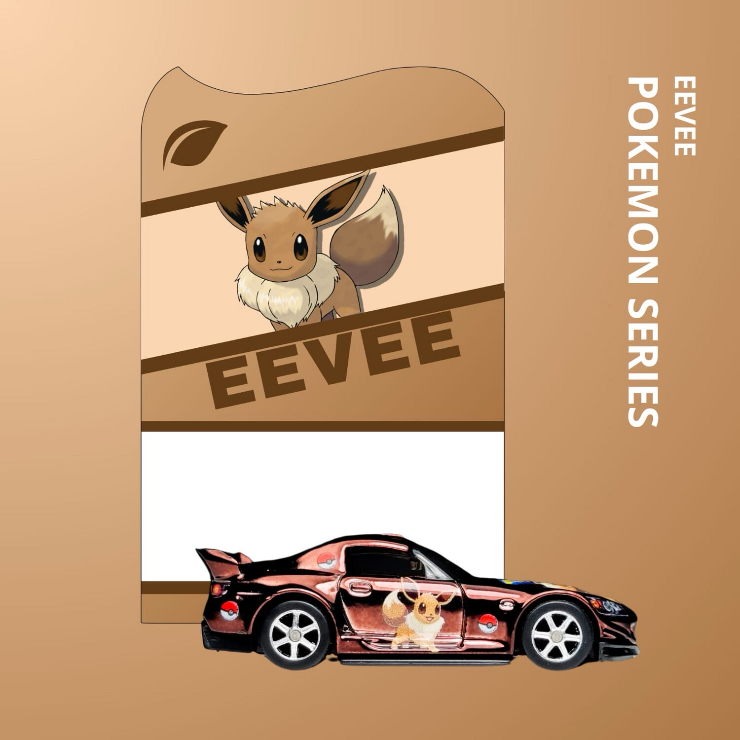 Pokémon Chrome Custom Honda S2000 Eevee Livery