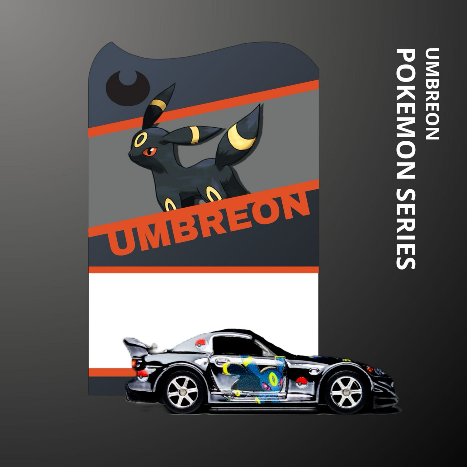 Pokémon Chrome Custom Honda S2000 Umbreon Livery