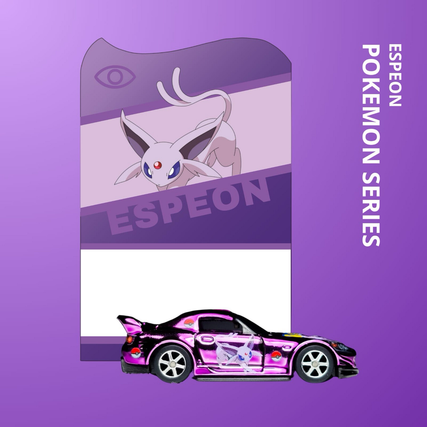 Pokémon Chrome Custom Honda S2000 Espeon Livery