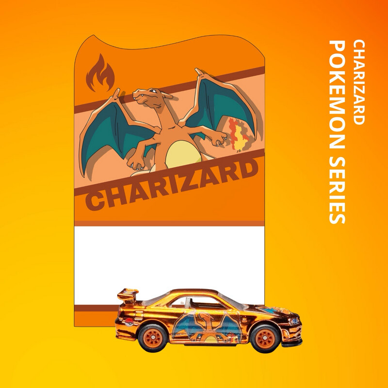 Pokémon Chrome Custom GT-R34 Charizard Livery