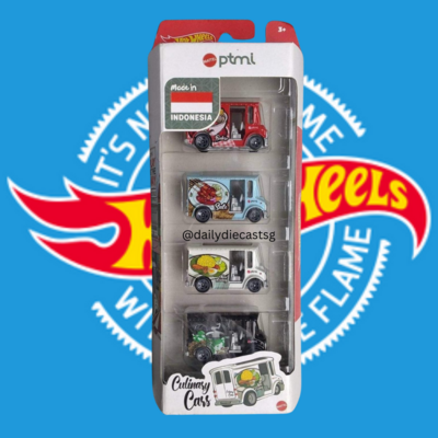 [PREORDER] Hot Wheels PTMI Indonesia Bread Box Exclusive Multipack