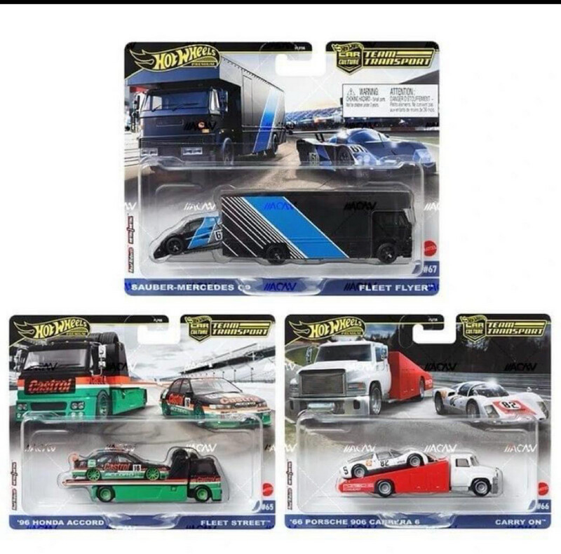 2024 Hot Wheels Team Transport Mix 2 (Set of 3)