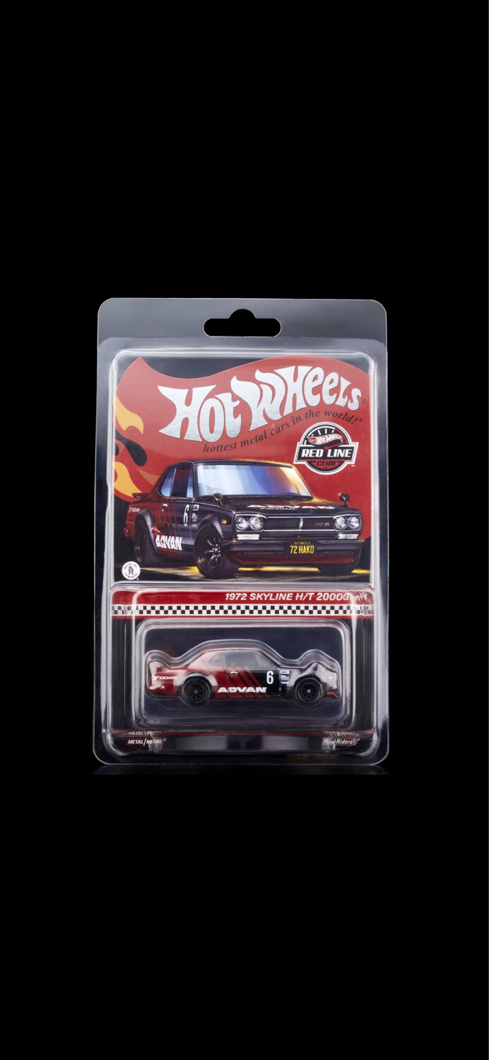 Hot Wheels 2024 RLC 1972 Nissan Skyline H/T 2000GT-R (ADVAN) Hot Wheels 2024 RLC 1972 Nissan Skyline H/T 2000GT-R (ADVAN)