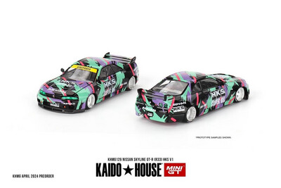[PREORDER] KAIDOHOUSE x MINI GT NISSAN SKYLINE GT-R (R33) HKS V1 (KHMG129)