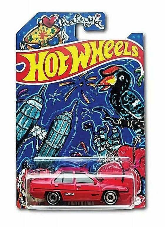 2024 Hot Wheels Malaysia Tribute Proton Saga Special Card KLCC