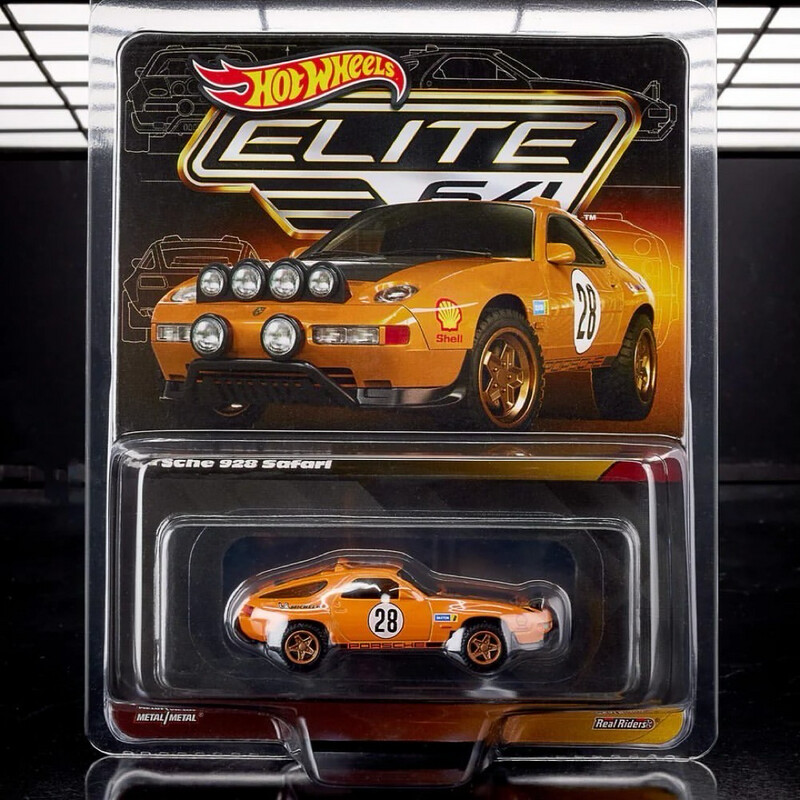 Hot Wheels Elite 64 Porsche 928 Safari Orange Shell Livery