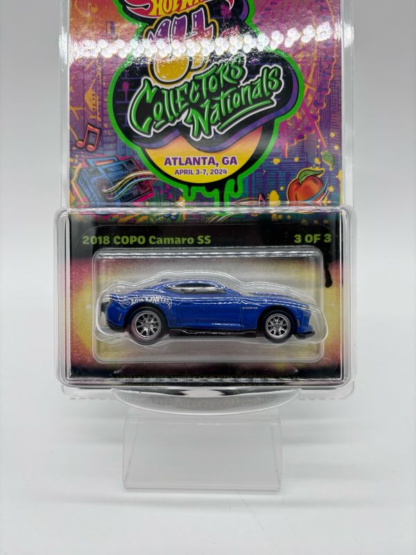 Hot Wheels 2018 Copo Camaro SS Blue | 24th Annual Hot Wheels Collector Nationals