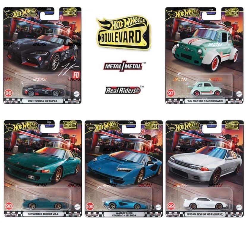 2024 Hot Wheels Boulevard Premium Set of 5 (Assortment 2)