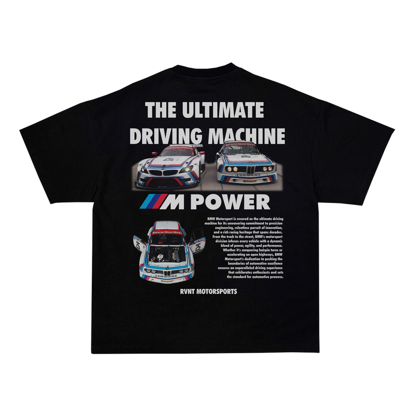 RVNT Motorsports M-Power BMW Black Tee