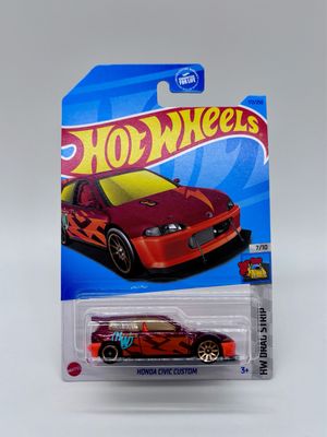 2023 Hot Wheels Honda Civic Custom Red Kroger Exclusive