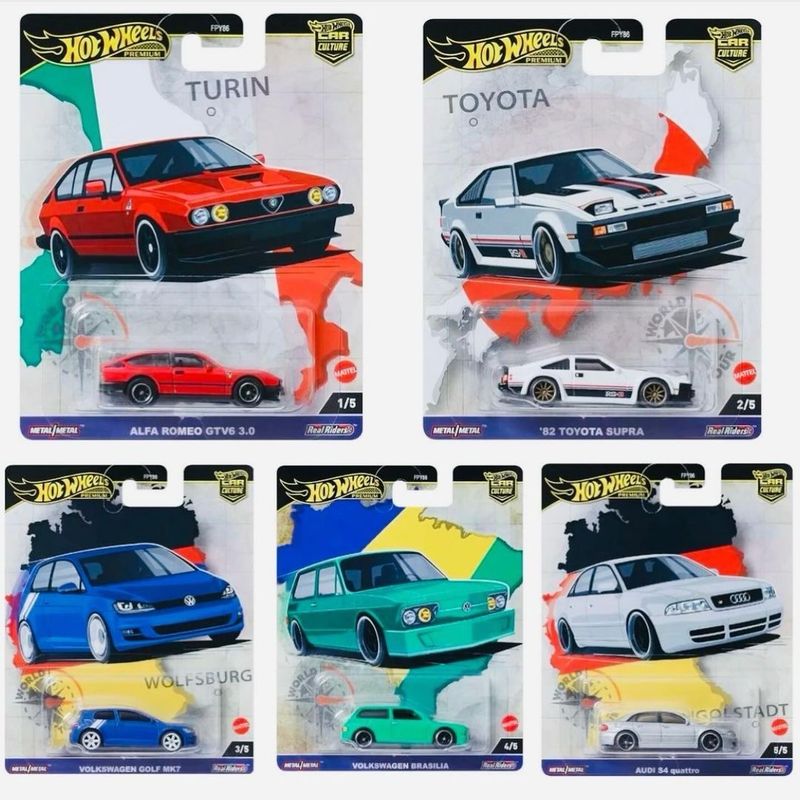 2024 Hot Wheels Car Culture World Tour Set of 5