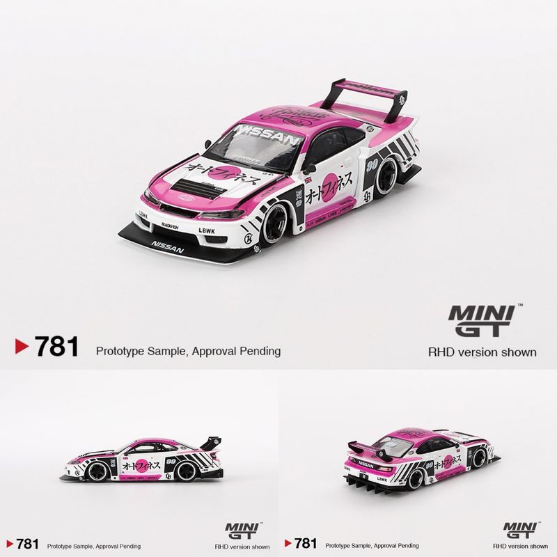 #781 MINI GT Nissan LB-Super Silhouette S15 SILVIA Auto Finesse SEMA 2023