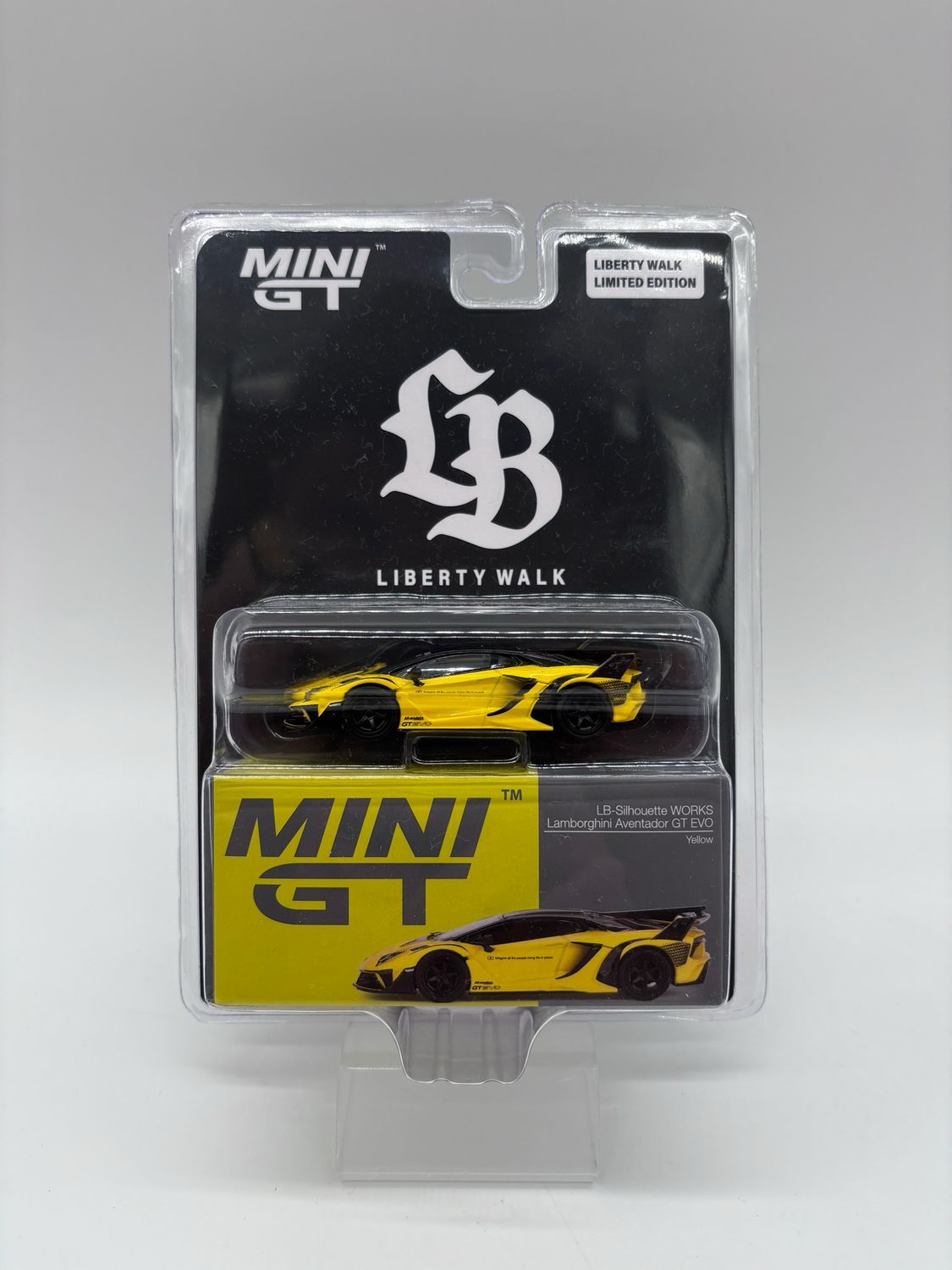 #639 MINI GT LB-Silhouette Works Lamborghini Aventador GT EVO | Liberty Walk Store Exclusive