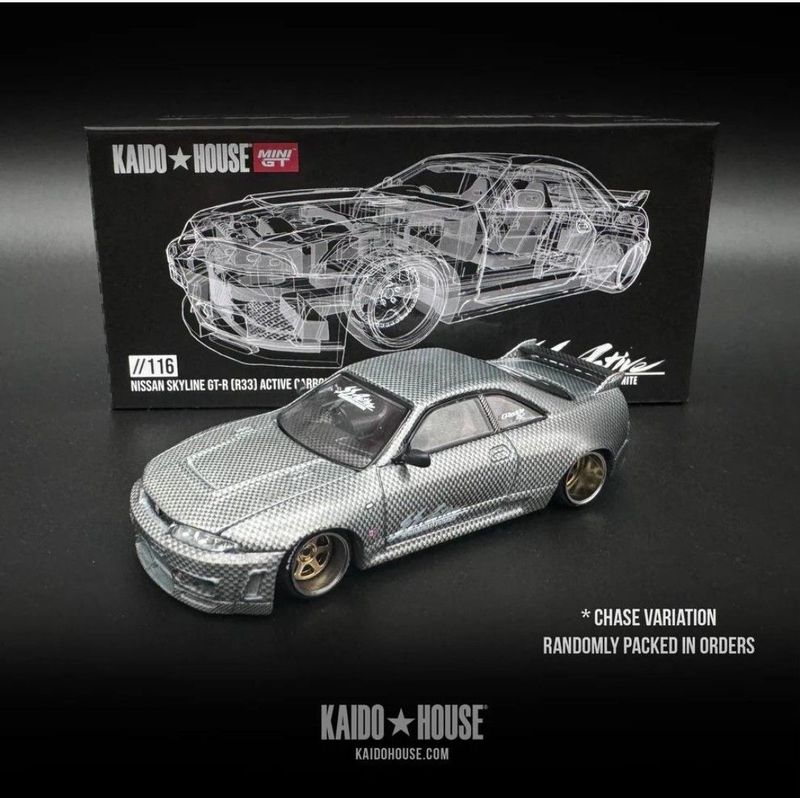 Image 160: KAIDOHOUSE Nissan Skyline GT-R (R33) Active Carbon R (KHMG116) | Chase