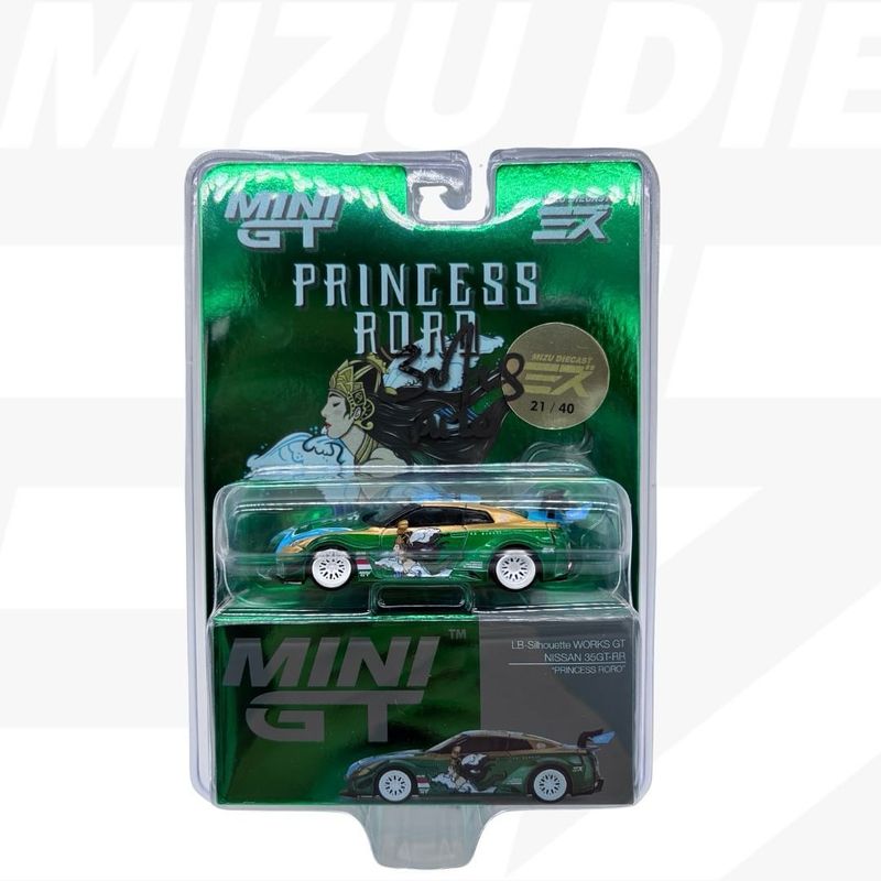 MIZU Diecast x MINI GT LB-Silhouette Works GT NISSAN 35GT-RR “Princess Roro” | SIGNED EXCLUSIVE