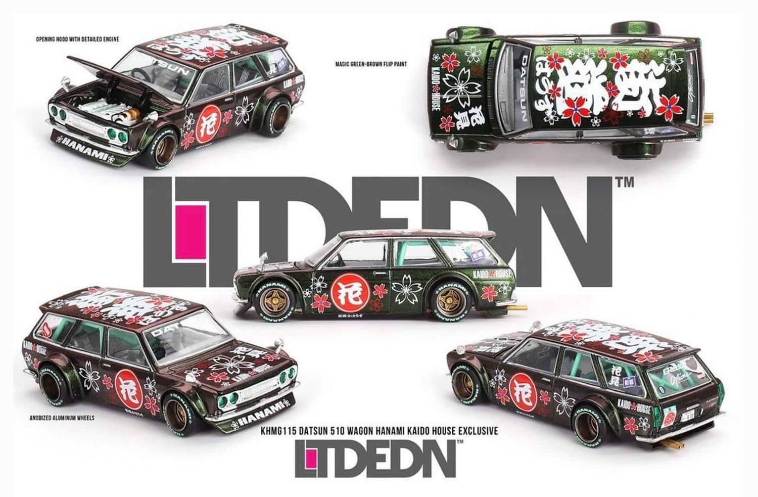 KAIDOHOUSE Datsun 510 Wagon Hanami LTD EDN Exclusive (KHMG115)