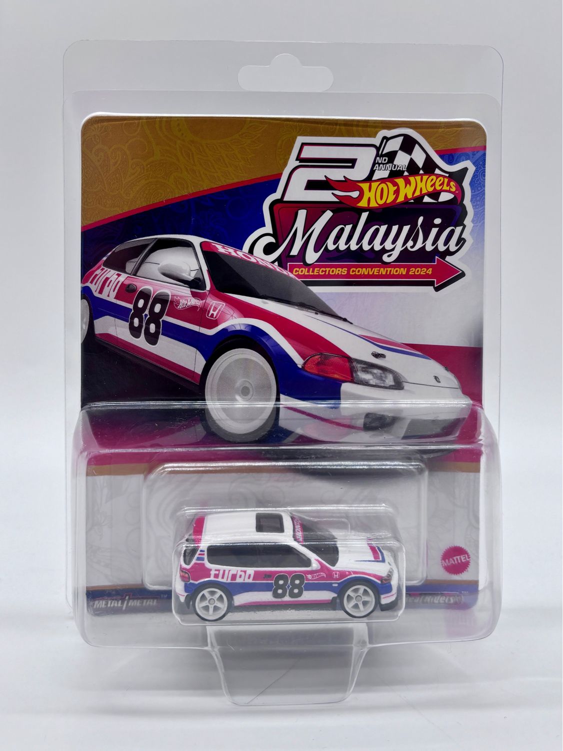 Hot Wheels 2nd Convention Malaysia Honda Civic EG Official