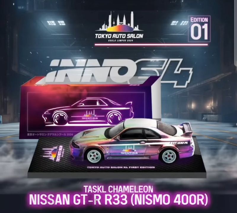 INNO64 2024 TAS Tokyo Autosalon KL Chameleon Nissan GT-R R33 (Nismo 400R)