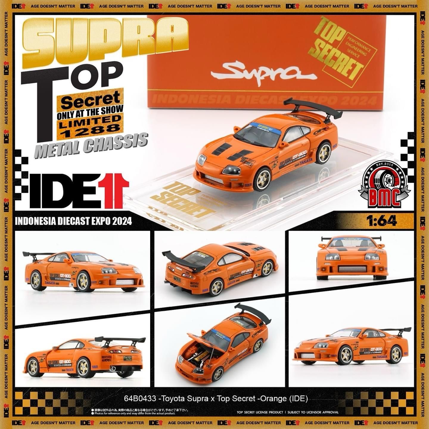 [PREORDER] 2024 Indonesia Diecast Expo IDE11 Exclusive BMC Model Top