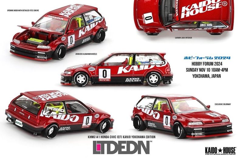 KAIDOHOUSE HONDA CIVIC EF | KANJO Yokohama LTD EDN Hobby Forum 2024 (KHMG141) | Sealed