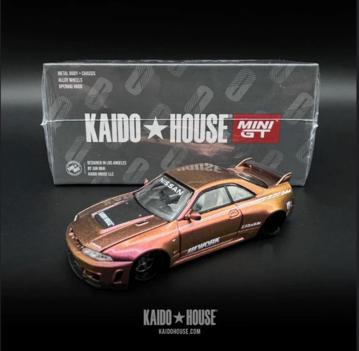 KAIDOHOUSE Nissan Skyline GT-R (R33) Kaido Works KaidoHouse Exclusive Magic Pink LTD EDN (KHMG075)