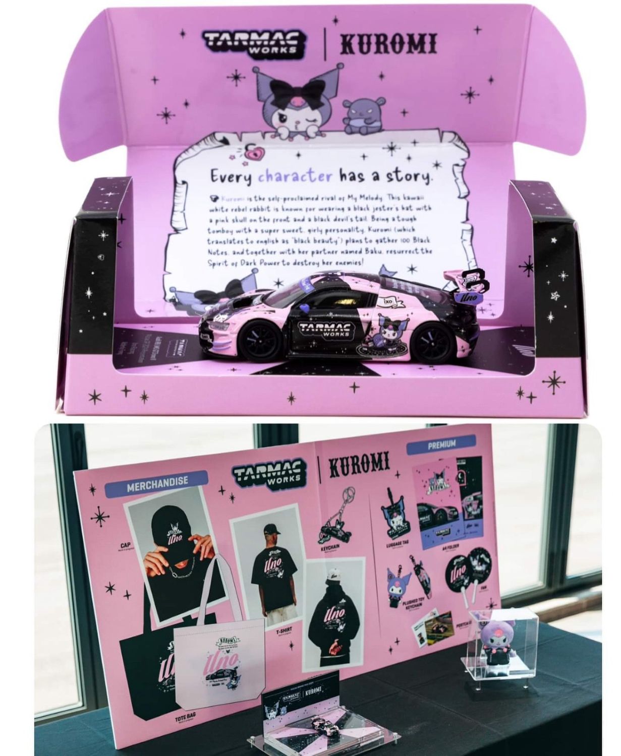 ロッキー・ランボー未使用グッズセット PREORDER] Tarmac Works Kuromi Audi R8 LMS GT3 Evo II | 2024 Macau