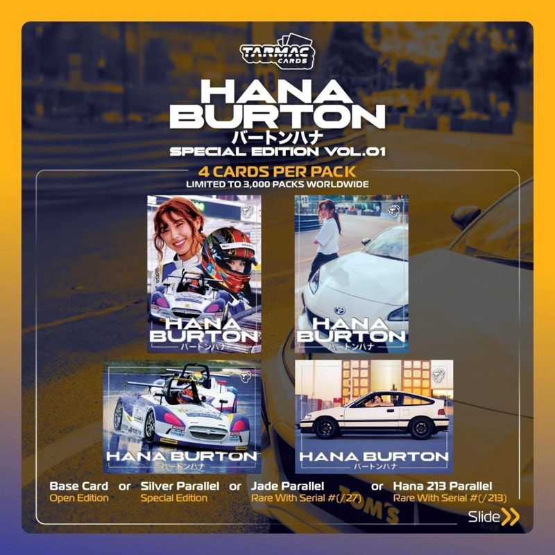 Tarmac Cards HANA BURTON Special Edition Vol. 1 Pack Sealed | Limited to 3000 packs