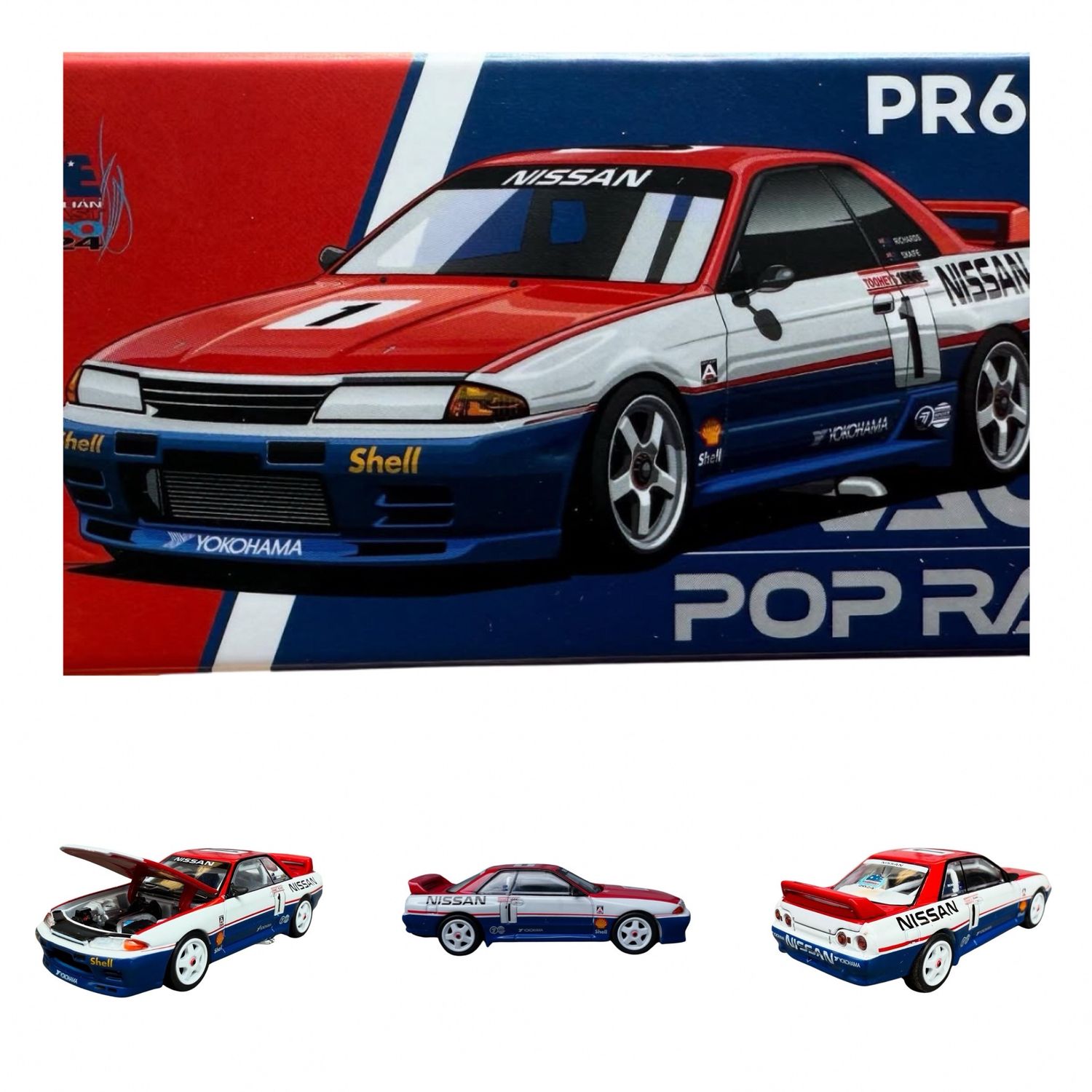 POPRACE　 オーストラリア限定 NISSANスカイライン GT-R R32 POP RACE Nissan Skyline GT-R32 (PR64-183) Regular | 2024