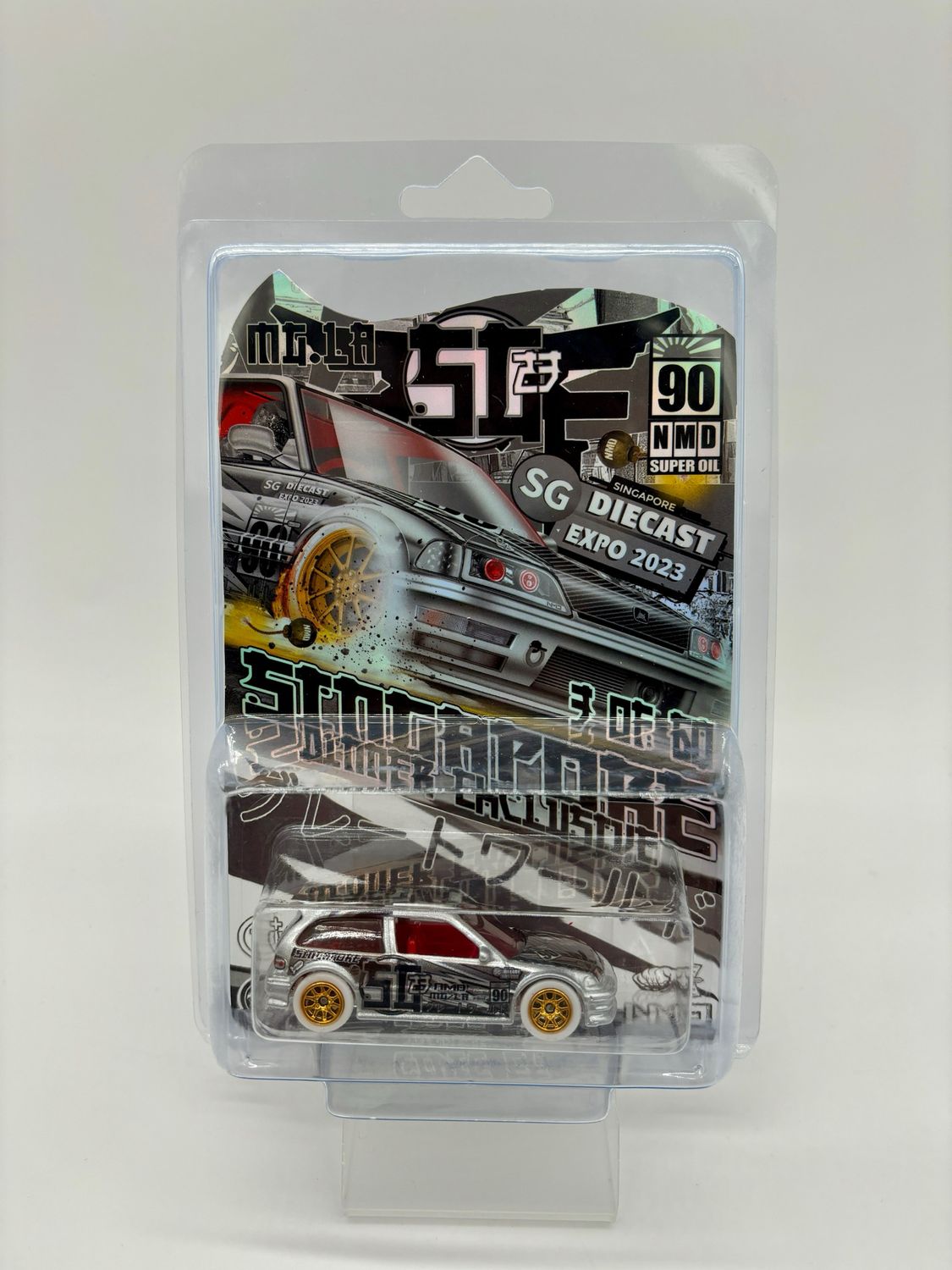 2023 SGDE Singapore Diecast Expo Hot Wheels Honda Civic EF Code 3 Dinner Car Exclusive | Matt Gabe Signed