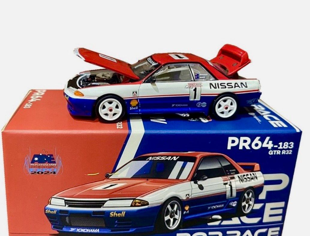 POP RACE Nissan Skyline GT-R32 (PR64-183) Regular | 2024 Australian Diecast Expo Exclusive
