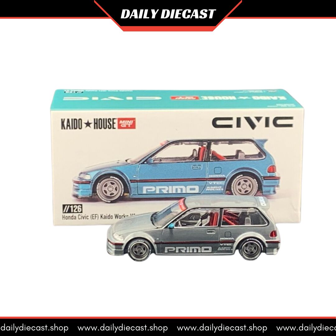 KAIDOHOUSE Honda Civic (EF) Kaido Works V1 Teal (KHMG126) | Chase