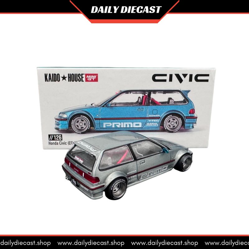 KAIDOHOUSE Honda Civic (EF) Kaido Works V1 Teal (KHMG126) | Chase
