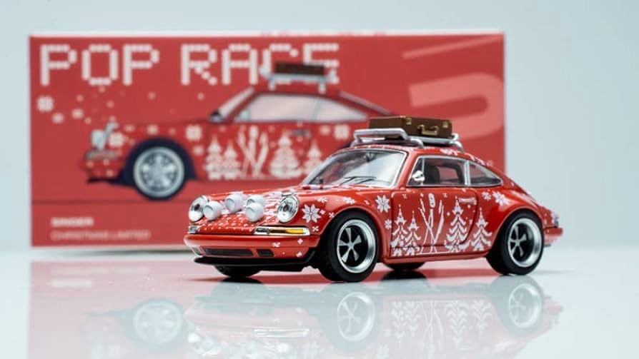 POP RACE 2023 Christmas Porsche Singer Targa Red