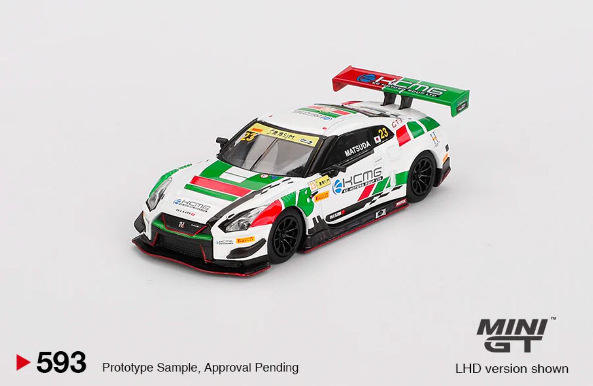#593 MINI GT Nissan GT-R Nismo GT3 #23 KCMG 2018 FIA GT World Cup Macau