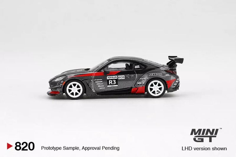 #820 MINI GT Toyota GR86 Larry Chen's HKS Turbocharged GR86