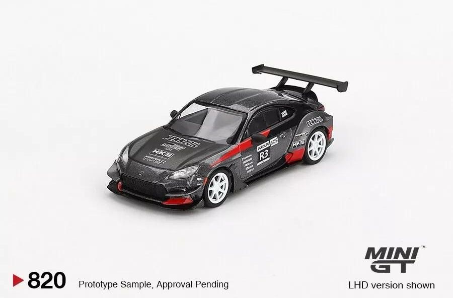 #820 MINI GT Toyota GR86 Larry Chen&#39;s HKS Turbocharged GR86