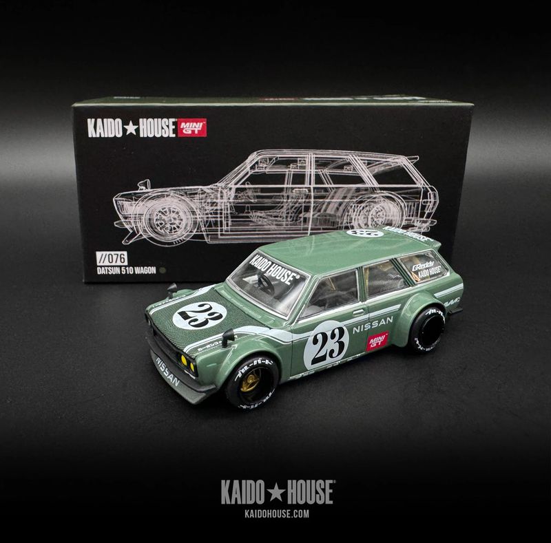 KAIDOHOUSE Datsun 510 Carbon Wagon V3 (KHMG076)